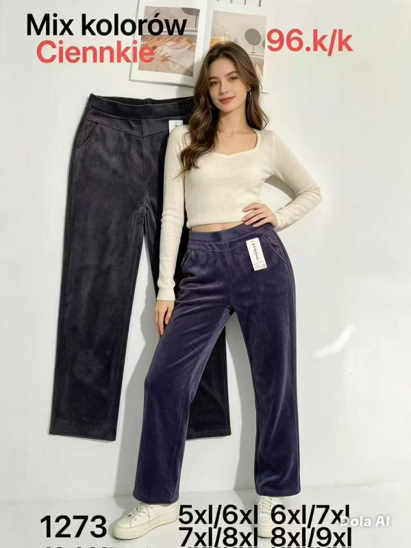 Spodnie damskie Roz 5XL-9XL, Mix Kolor Paczka 12 szt